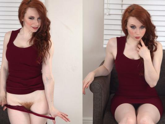 Vivi St. Claire - Maroon Dress :: Artistic Hairy