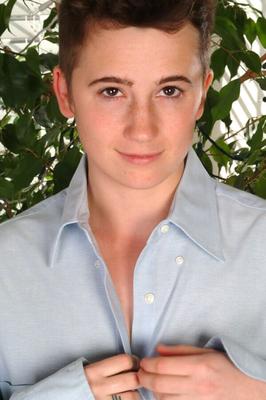 Cute Caitlin Blue Collared Shirt