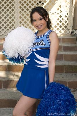 Sasha - Cheerleader hairy bush