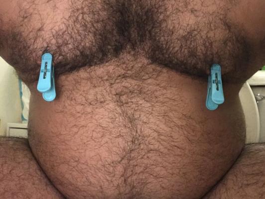 My Hairy Chest and Some Nipple Play
