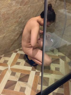 Asians Squat in the Shower