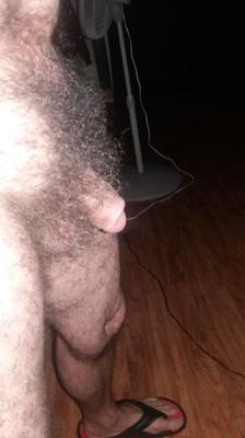 Morning Hairy Nakedness And Naked Coffee Outdoors On The Porch