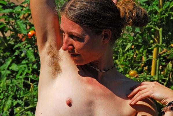 hippie goddess ayla tall hairy outdoors part