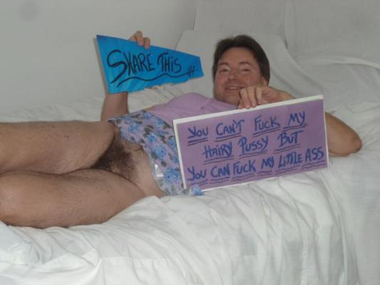 u can fuck my ass not my hairy pussy