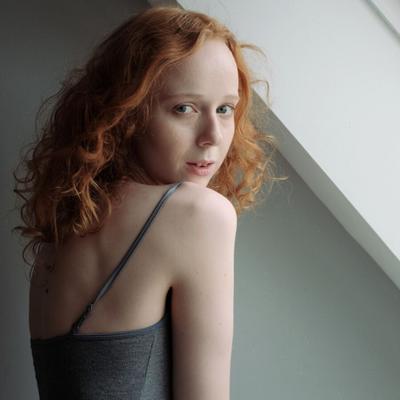 Young - Gemma - Slim hairy pale skinned redhead models
