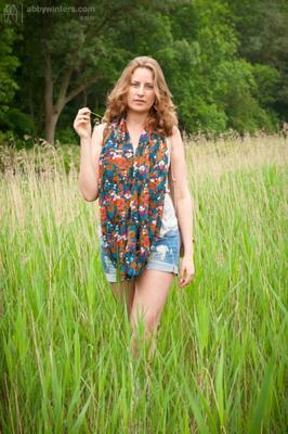 Redhead Nichole has a Fire Bush