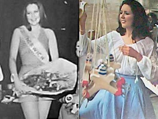 Miss Norwich - Roz Matthews - posed in Mayfair