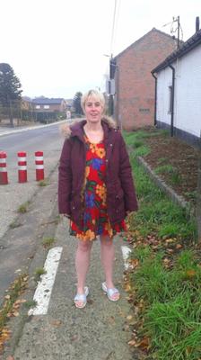 Lets go outside in a dress, no dress and somthing spec