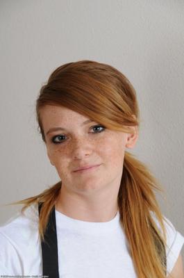 Tabitha - Redhead freckled teen II