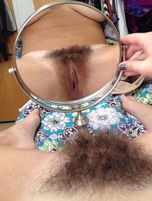 showing hair
