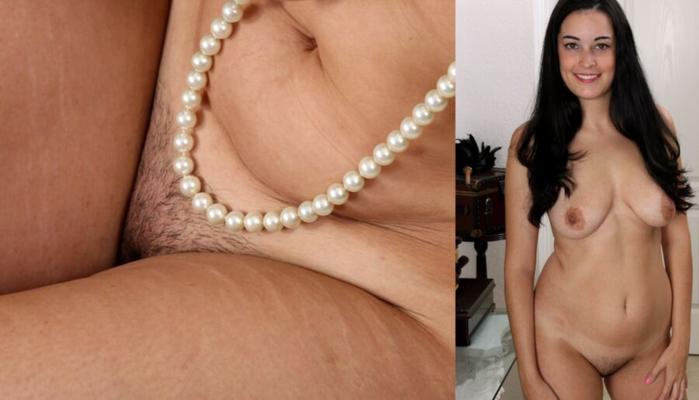 Nyla Parker - Brunette MILF Takes Off The Night Dress :: Hairy