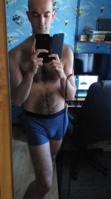 Me in panties with my willy out