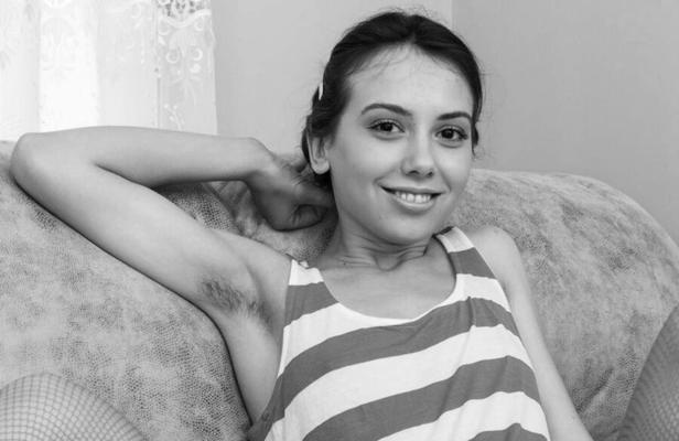 Erika - Sweet Young Hairy Model