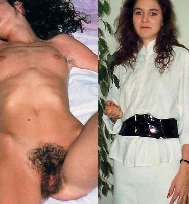 Dressed Undressed Everyday Wives with Bush Exposed