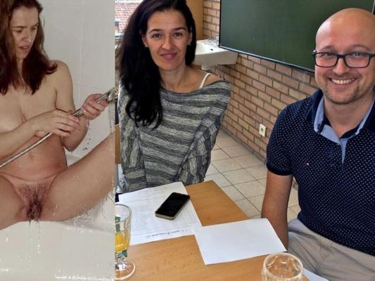 不運な熟女がまったく気づいていない率直な写真