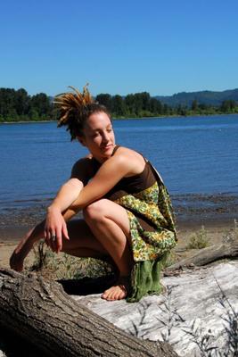 hippie goddess harmony fetish hairy dreadlocks outdoors