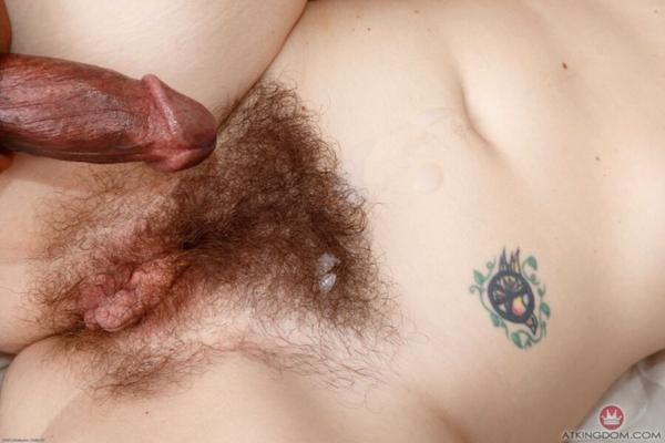 Simone Delilah and her delightful hairy pussy