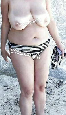 My curvy lady likes the forest and the beach