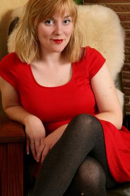 Teddy Snowflower - Bright red dress