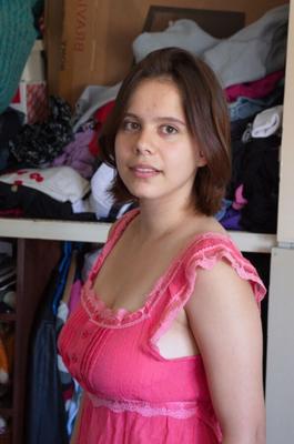 cute busty girl Akito bush baby
