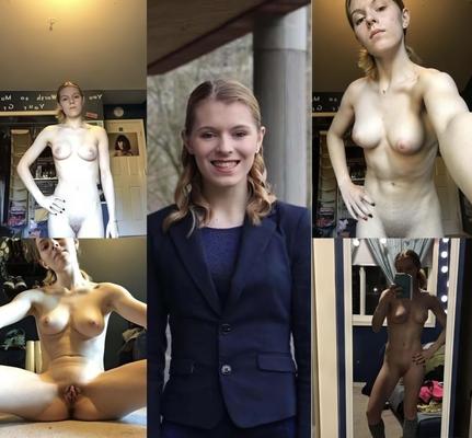 Graduate blonde teen