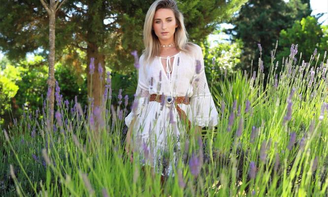Cara Mell Lavender garden